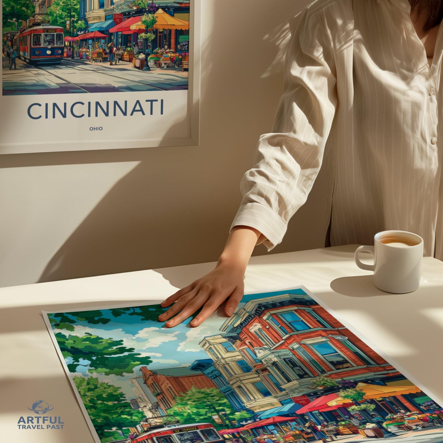 Cincinnati Poster - Ohio Wall Art