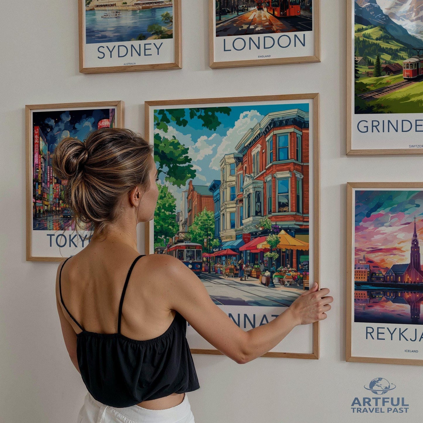 Cincinnati Poster - Ohio Wall Art