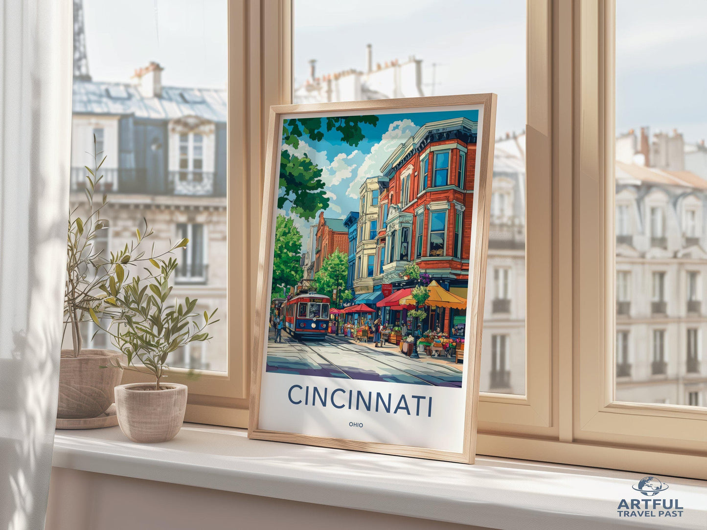 Cincinnati Poster - Ohio Wall Art