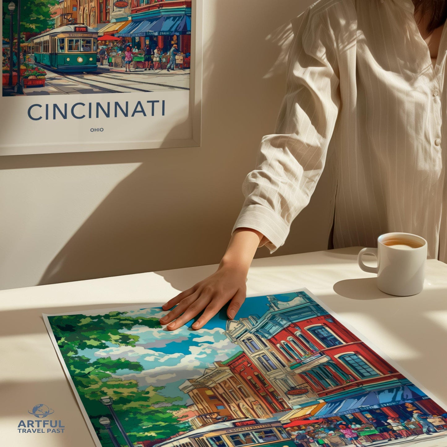 Cincinnati Poster - Ohio Wall Art