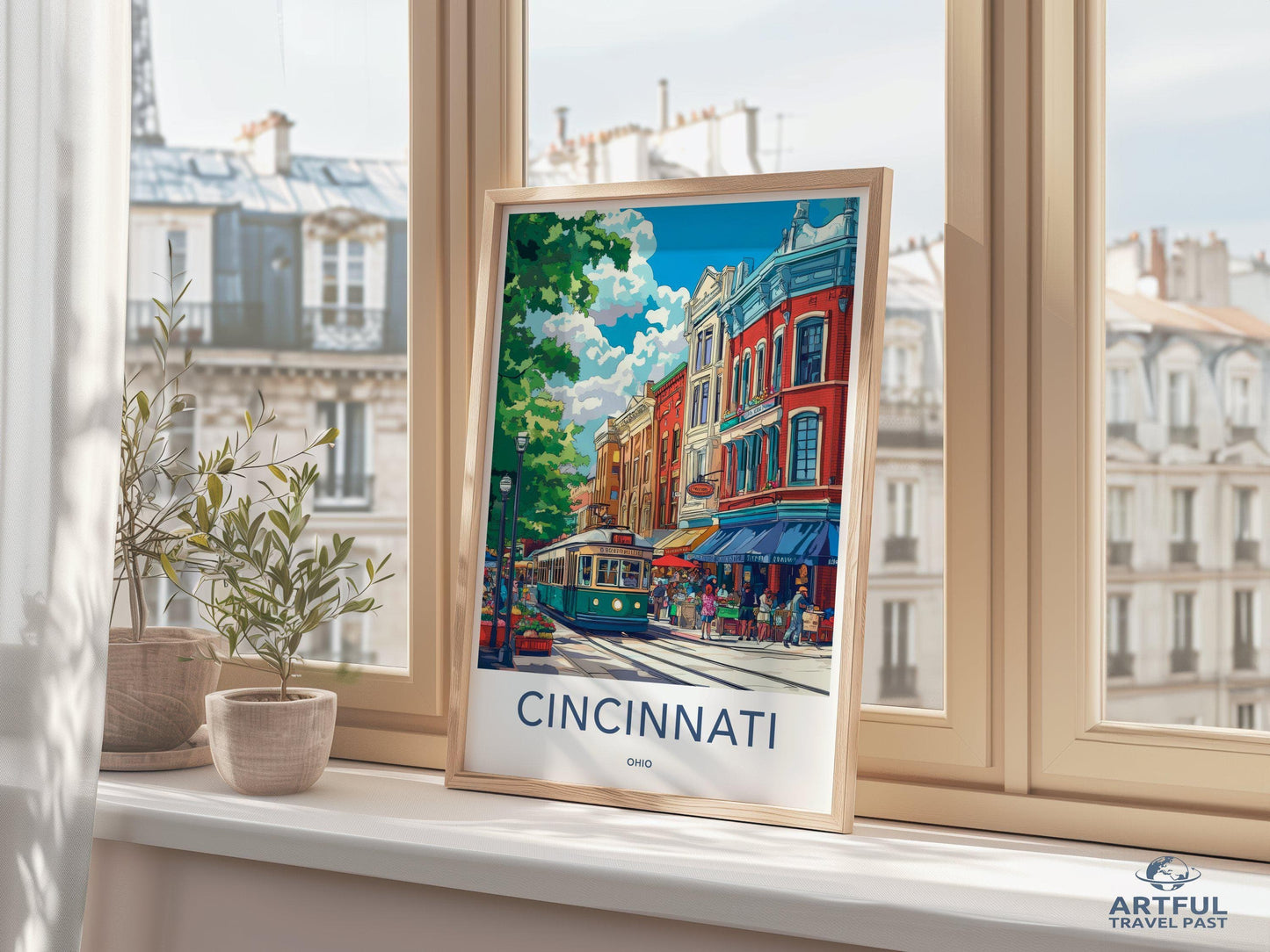 Cincinnati Poster - Ohio Wall Art
