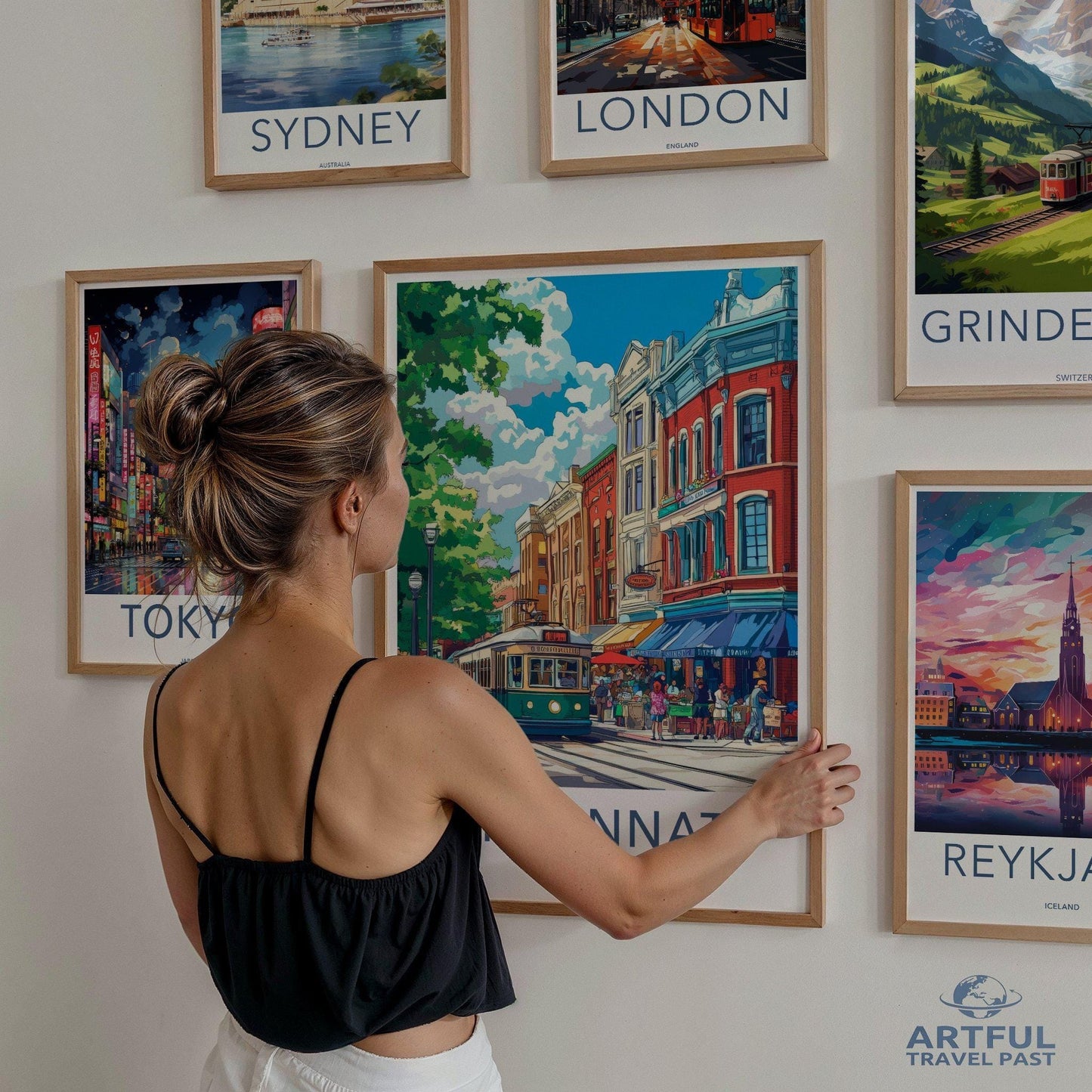 Cincinnati Poster - Ohio Wall Art