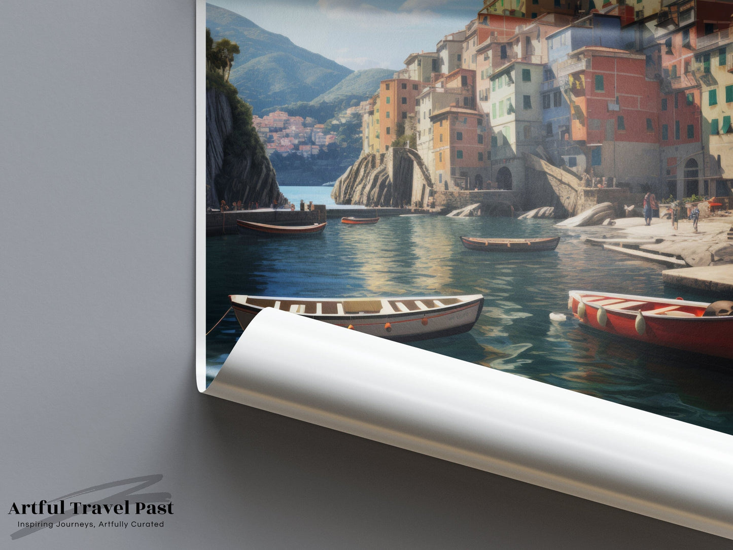 Cinque Terre Poster | European Riviera | Italy Wall Art
