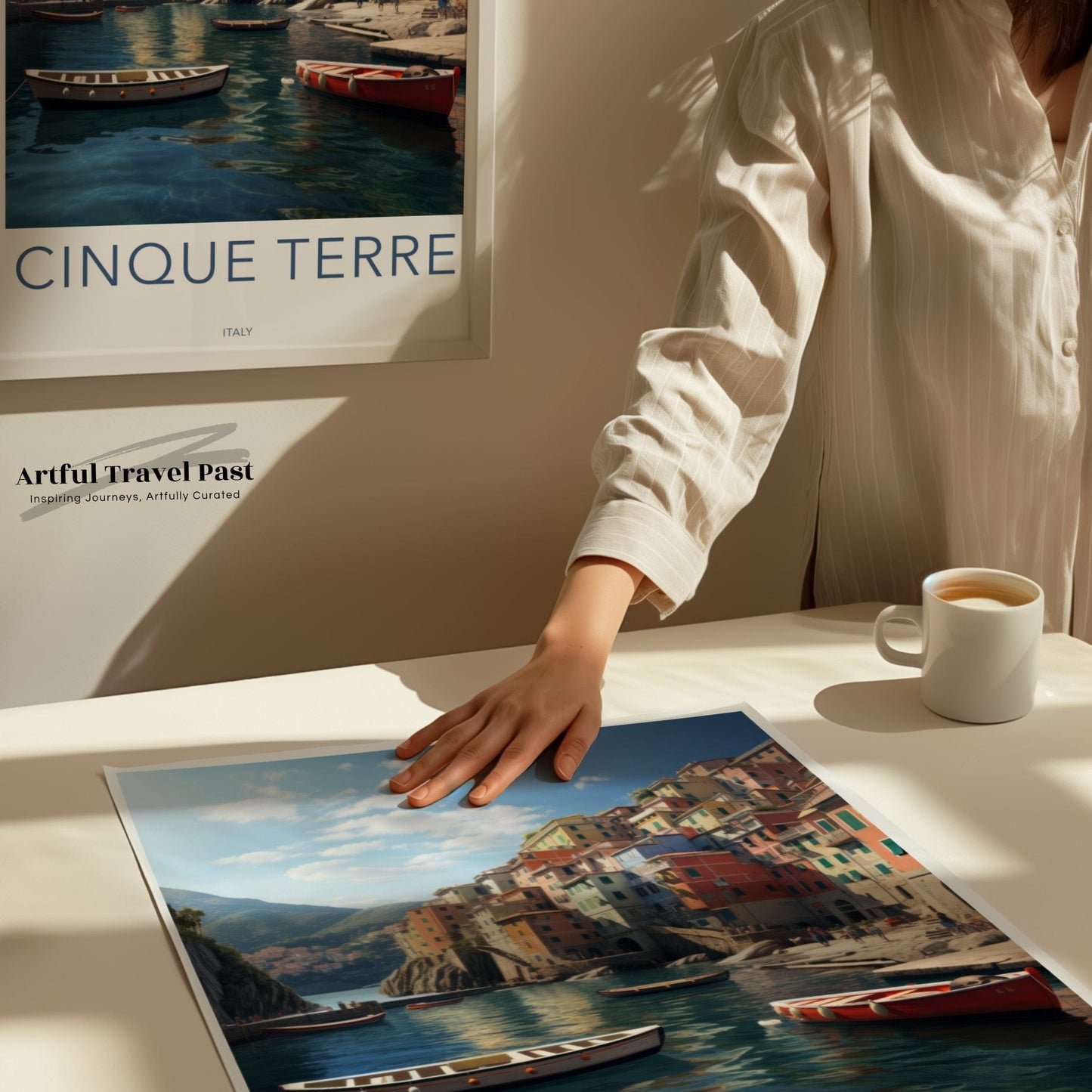Cinque Terre Poster | European Riviera | Italy Wall Art