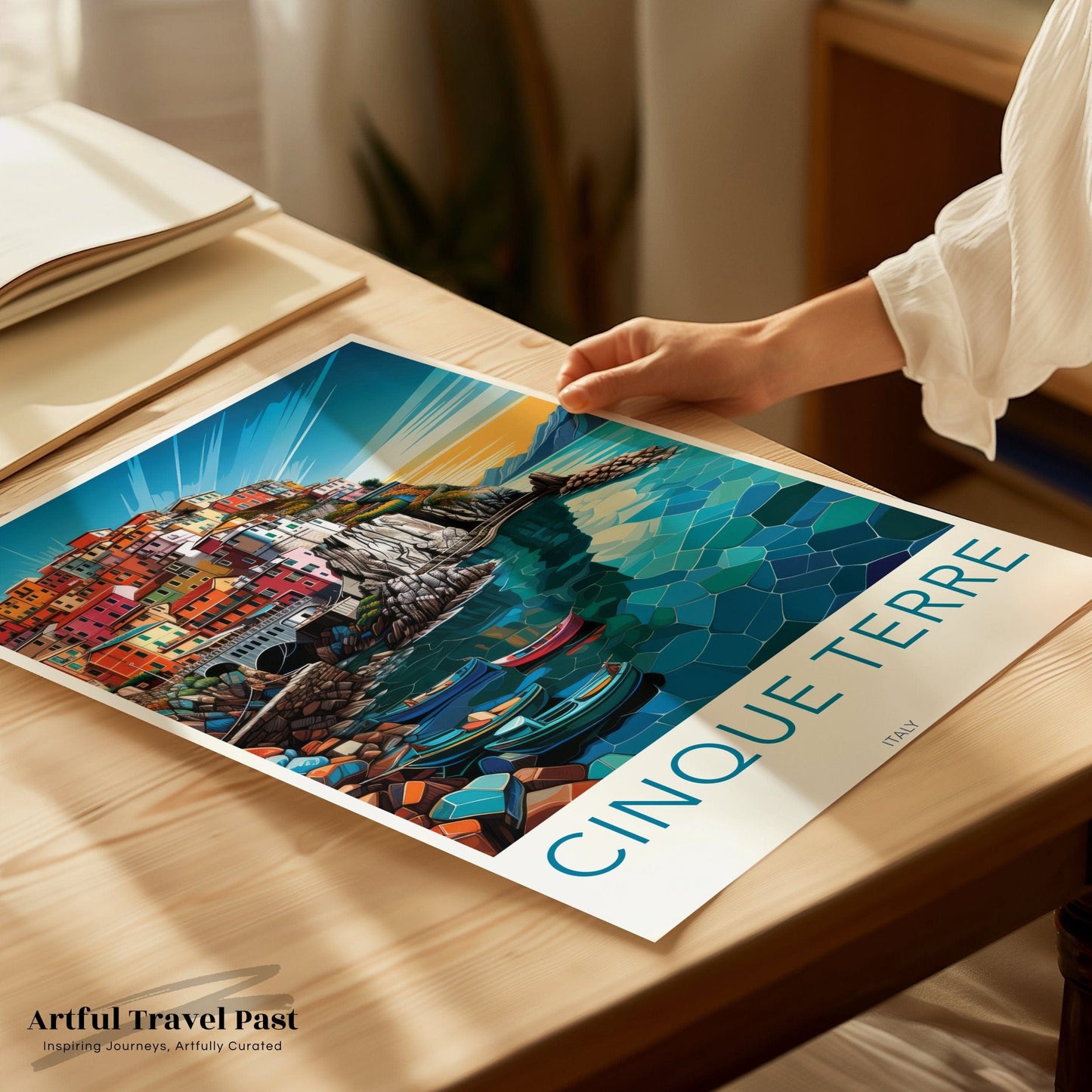 Cinque Terre Poster | Italy Wall Art | Europe Decor