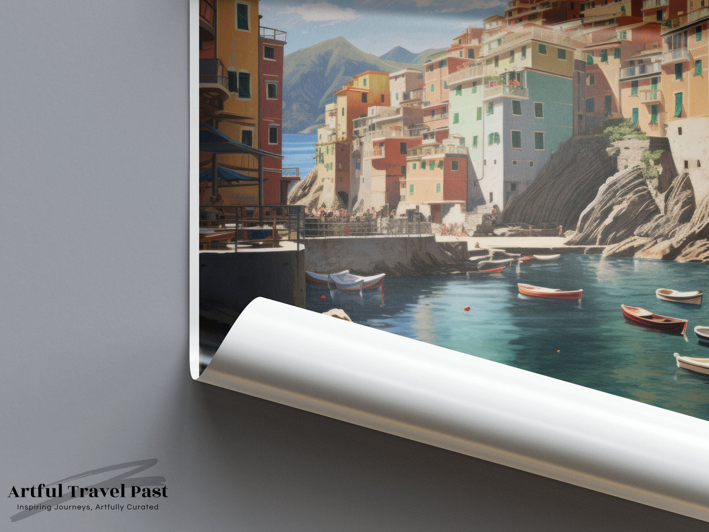 Cinque Terre Poster | Italy Wall Art | Europe Decor