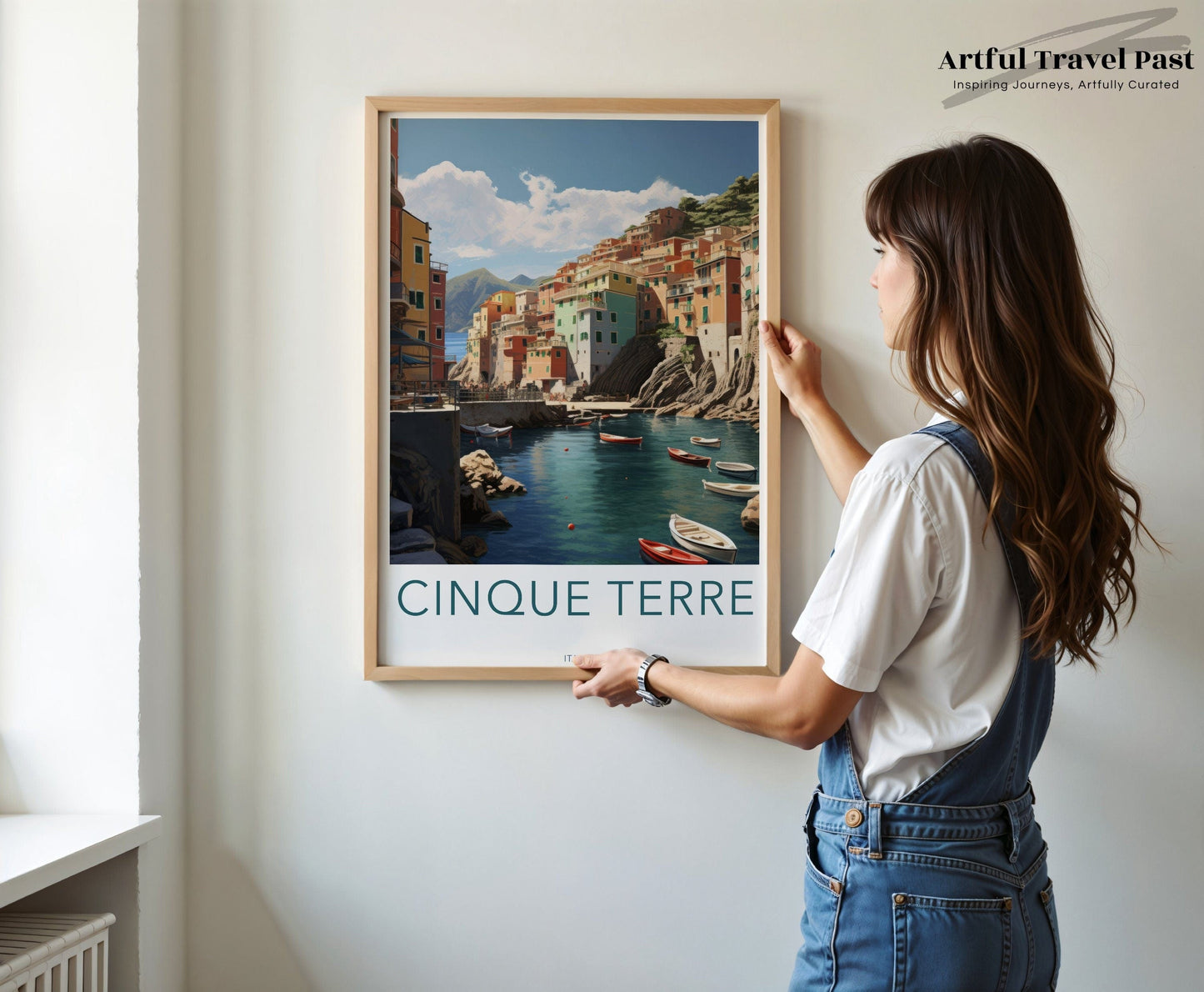 Cinque Terre Poster | Italy Wall Art | Europe Decor