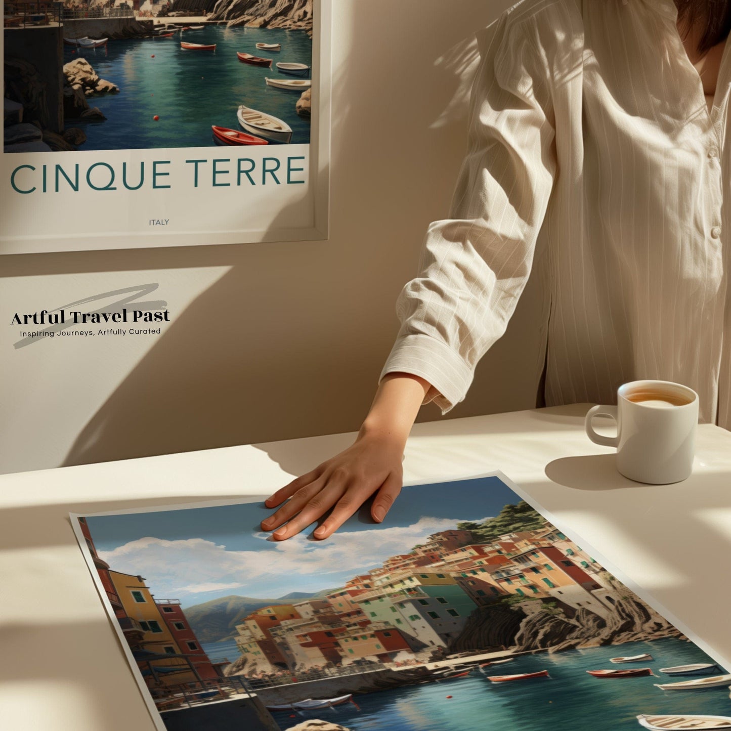Cinque Terre Poster | Italy Wall Art | Europe Decor