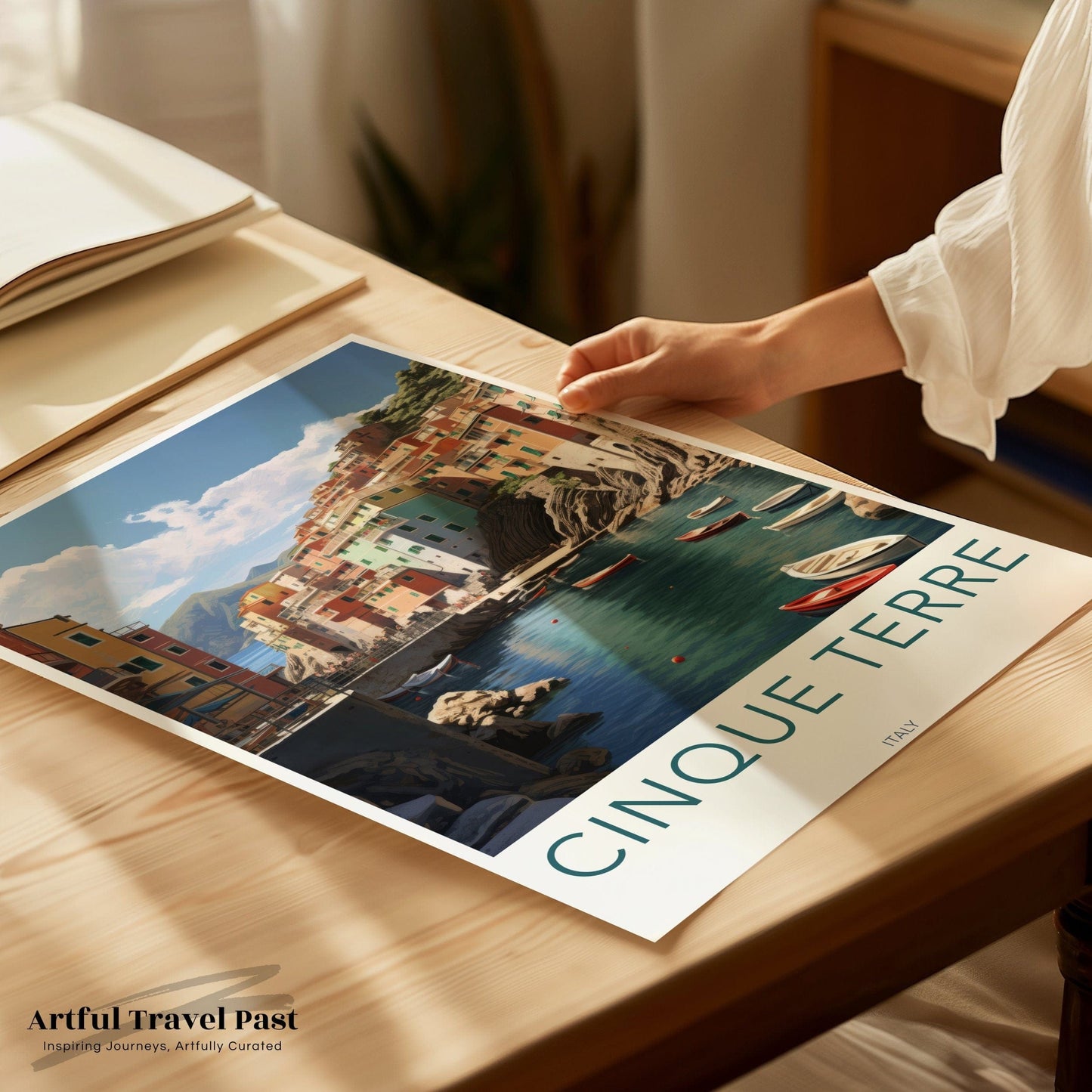 Cinque Terre Poster | Italy Wall Art | Europe Decor