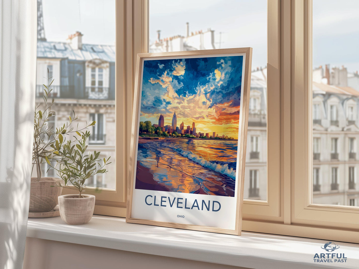 Cleveland Poster - Ohio Wall Art
