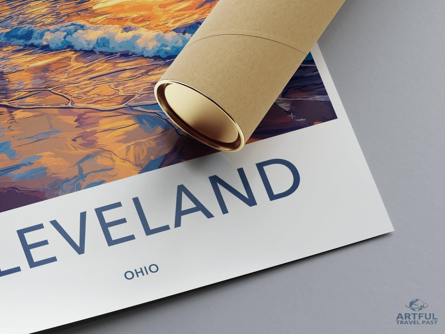Cleveland Poster - Ohio Wall Art