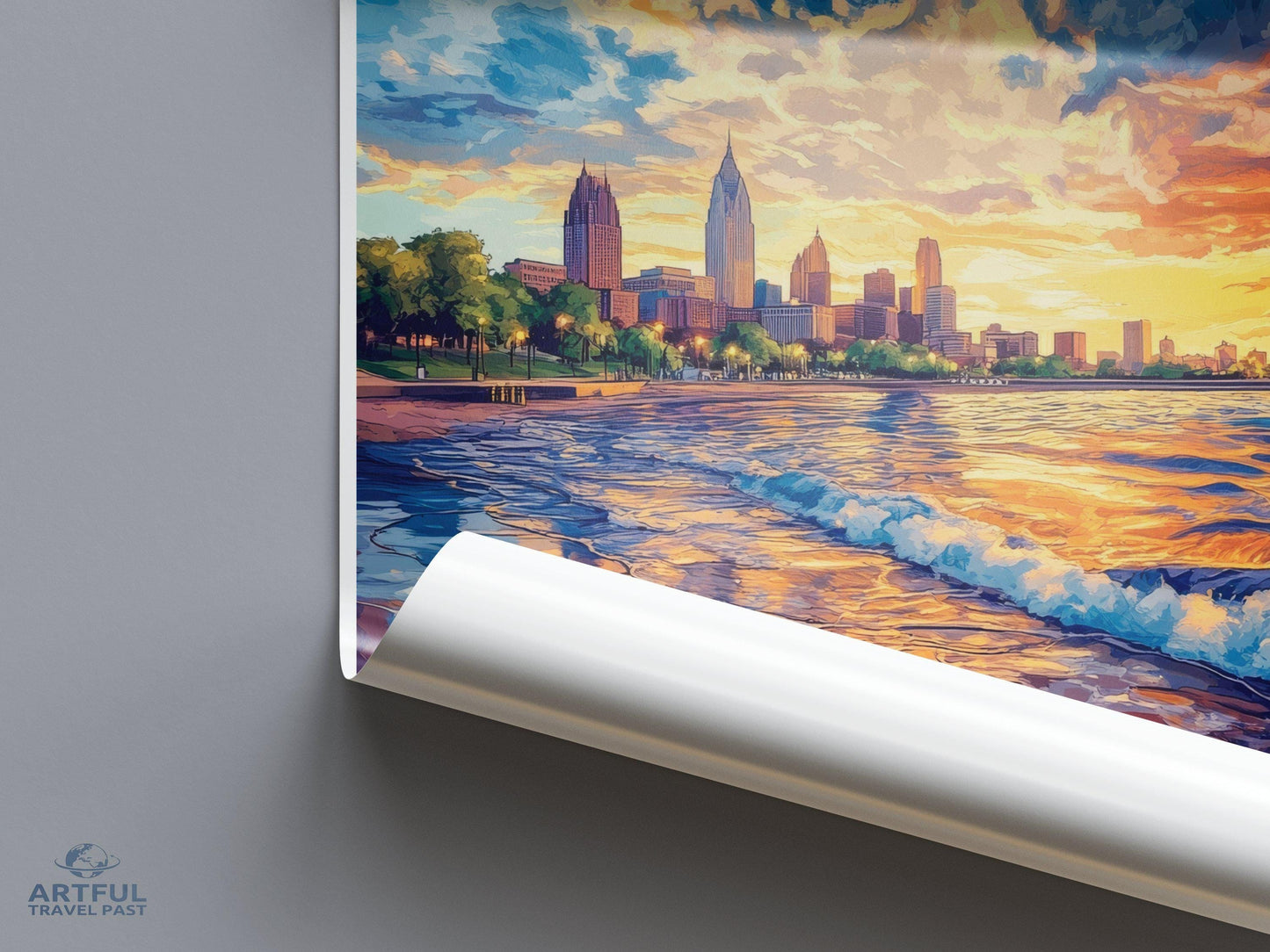 Cleveland Poster - Ohio Wall Art