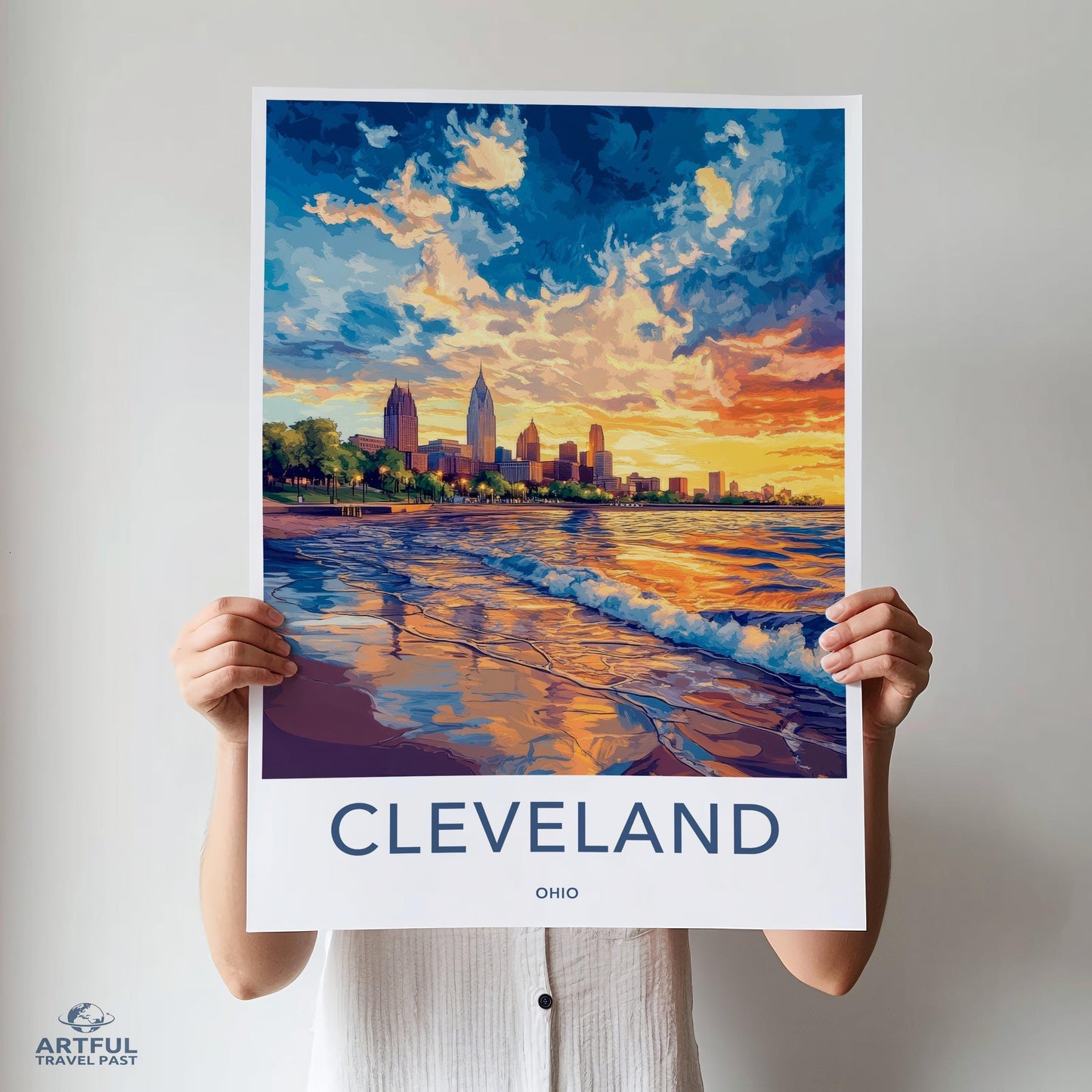 Cleveland Poster - Ohio Wall Art
