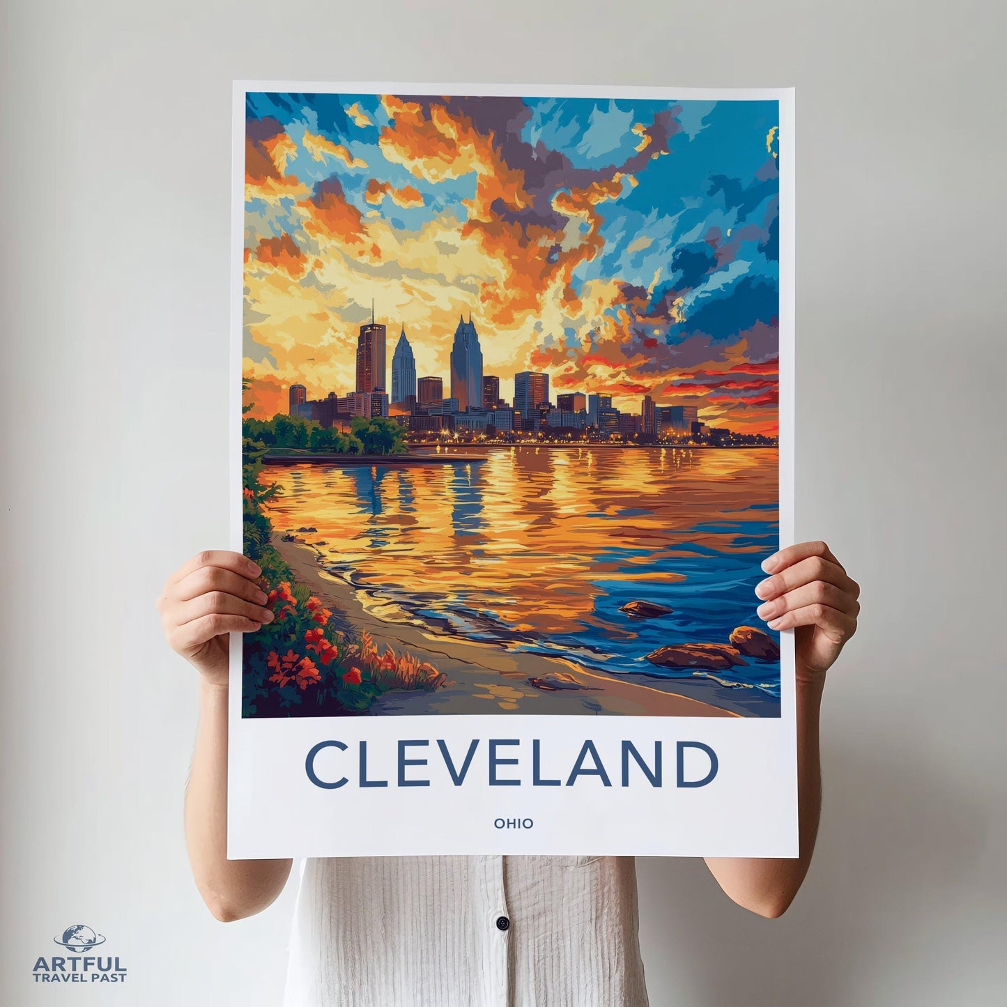 Cleveland Poster - Ohio Wall Art