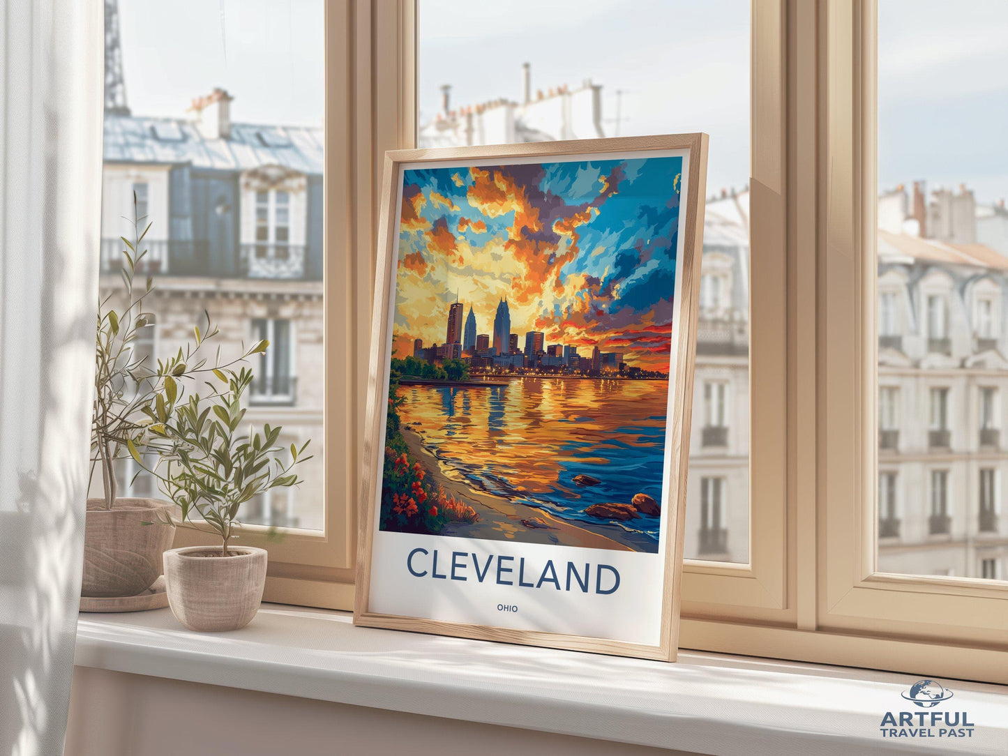 Cleveland Poster - Ohio Wall Art