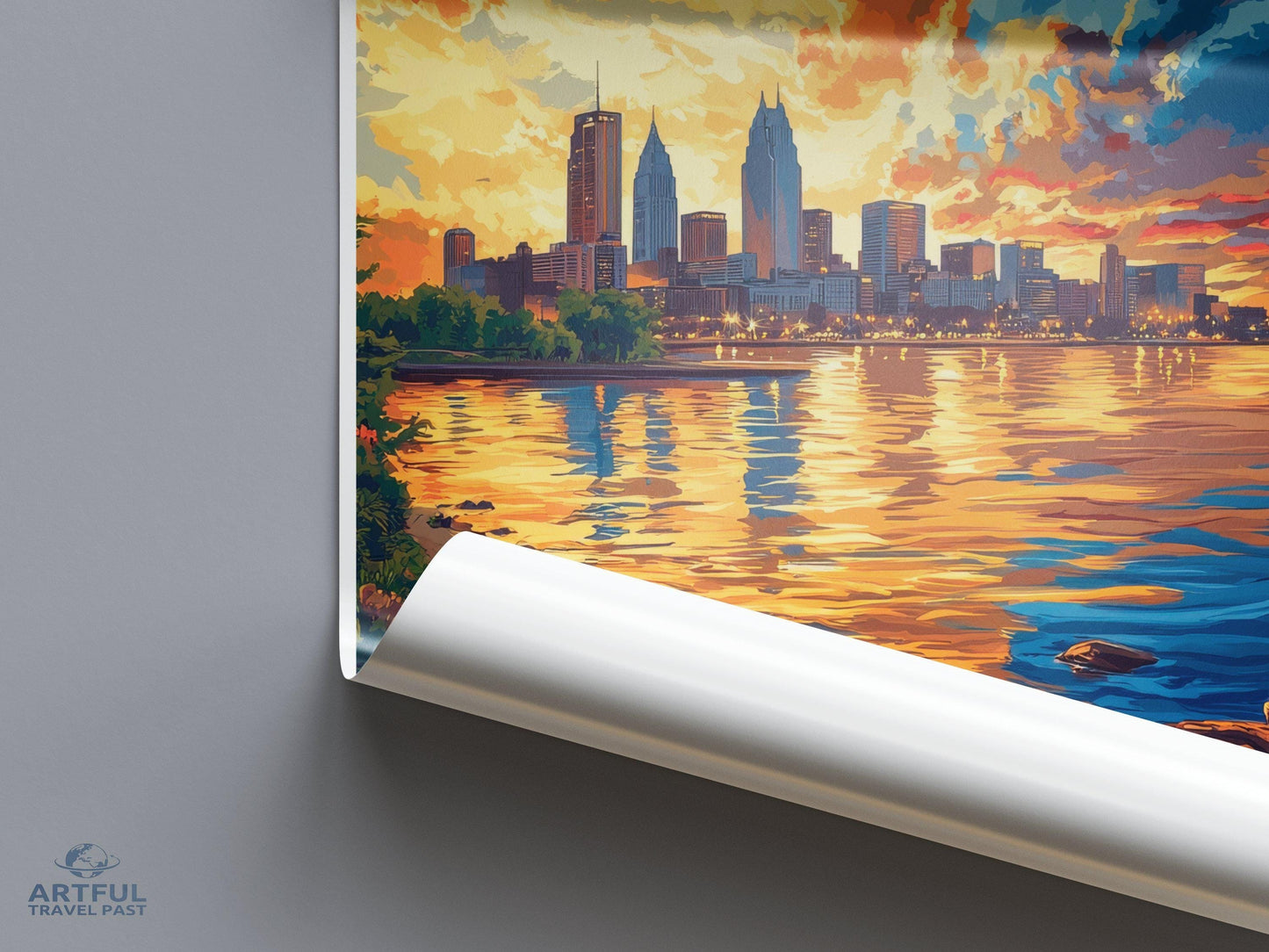 Cleveland Poster - Ohio Wall Art