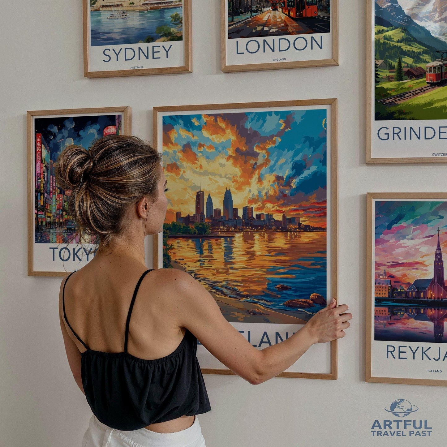 Cleveland Poster - Ohio Wall Art