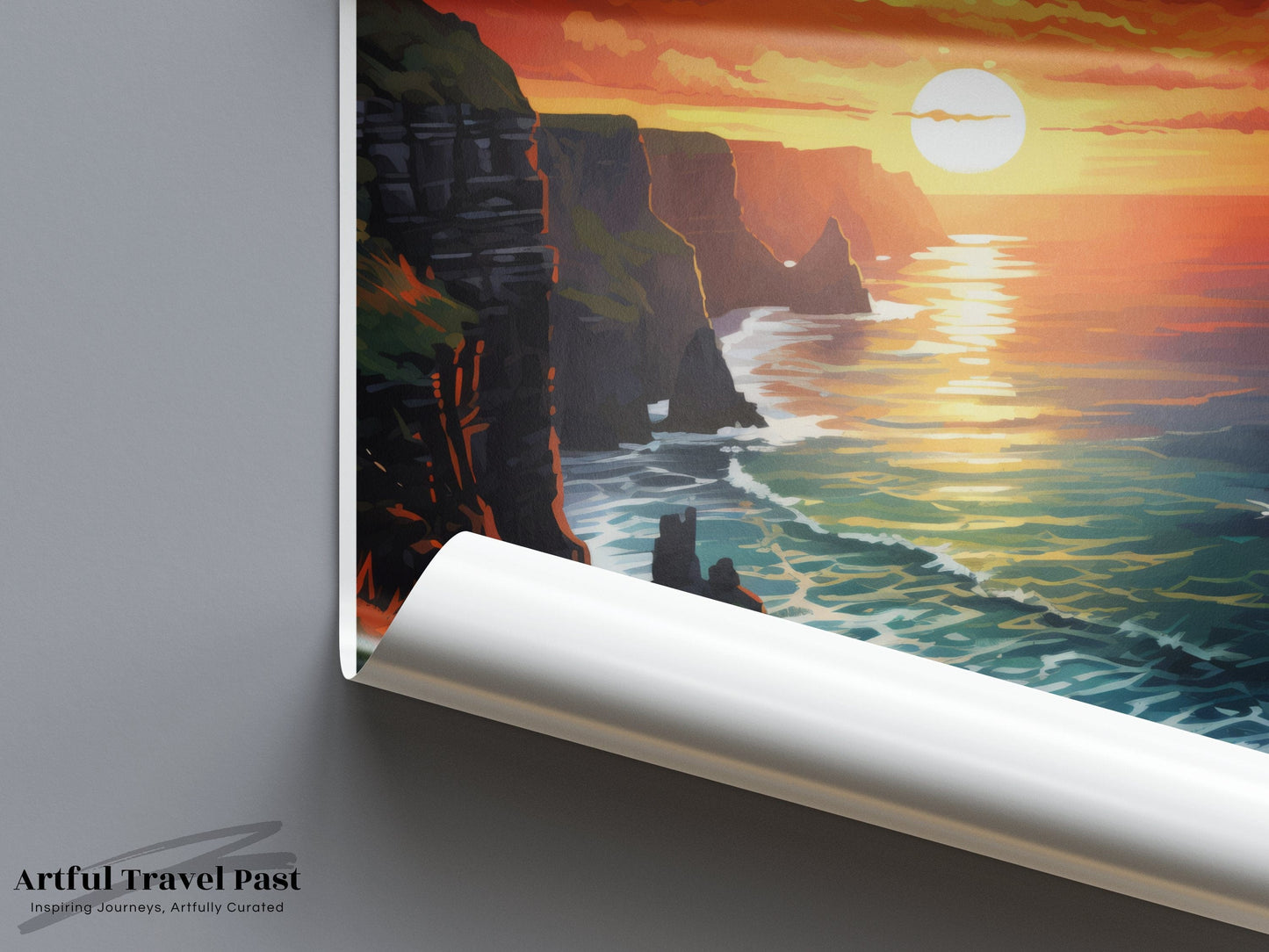 Cliffs of Moher Poster - Ireland Wall Art