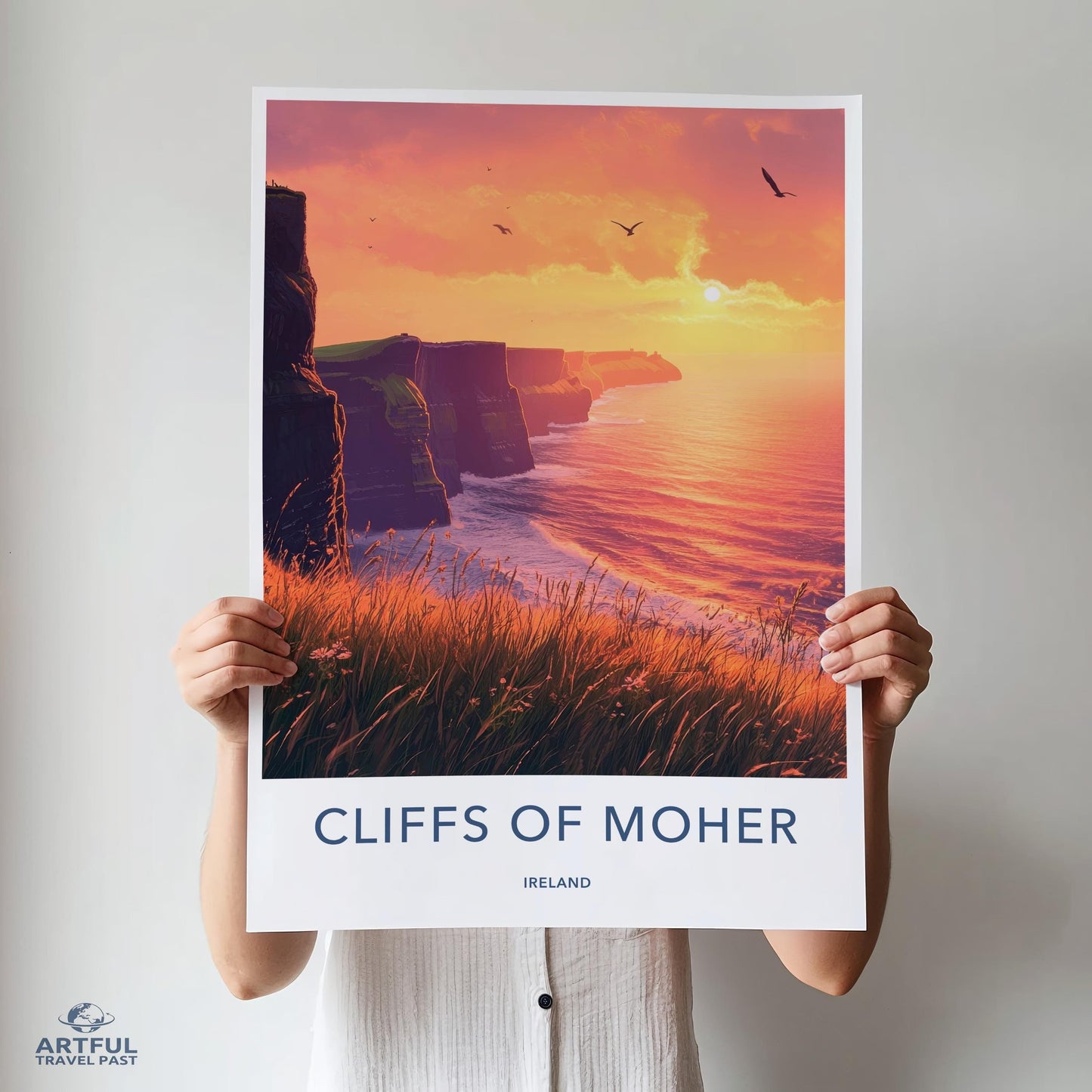 Cliffs of Moher Poster - Ireland Wall Art