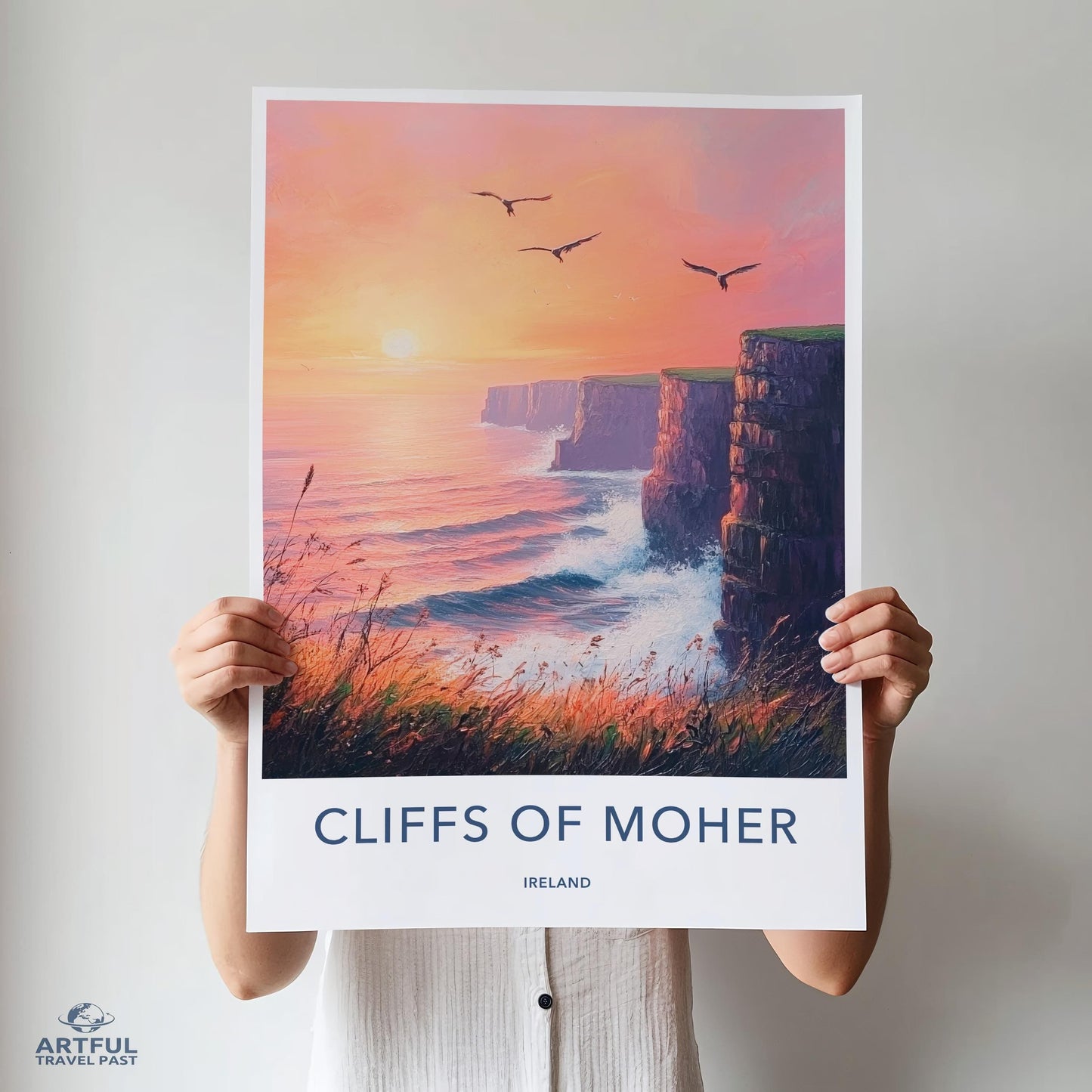 Cliffs of Moher Poster - Ireland Wall Art