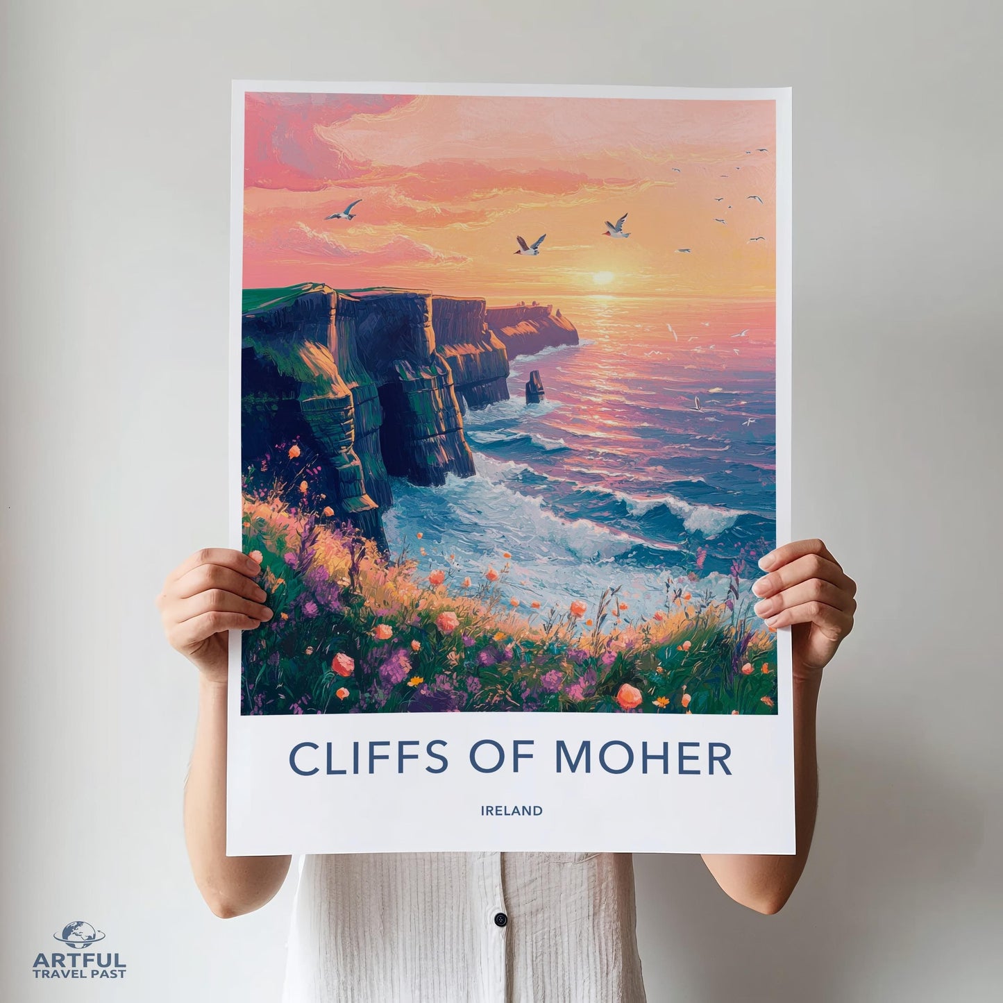 Cliffs of Moher Poster - Ireland Wall Art