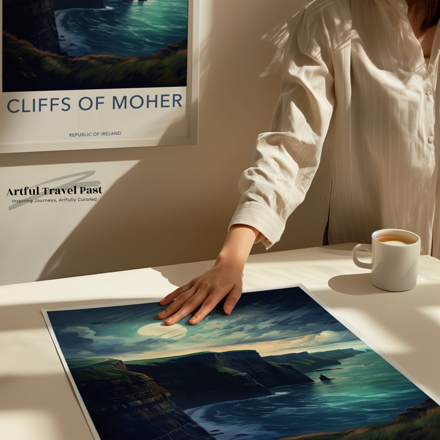Cliffs of Moher Poster | Ireland Wall Art | Europe Decor