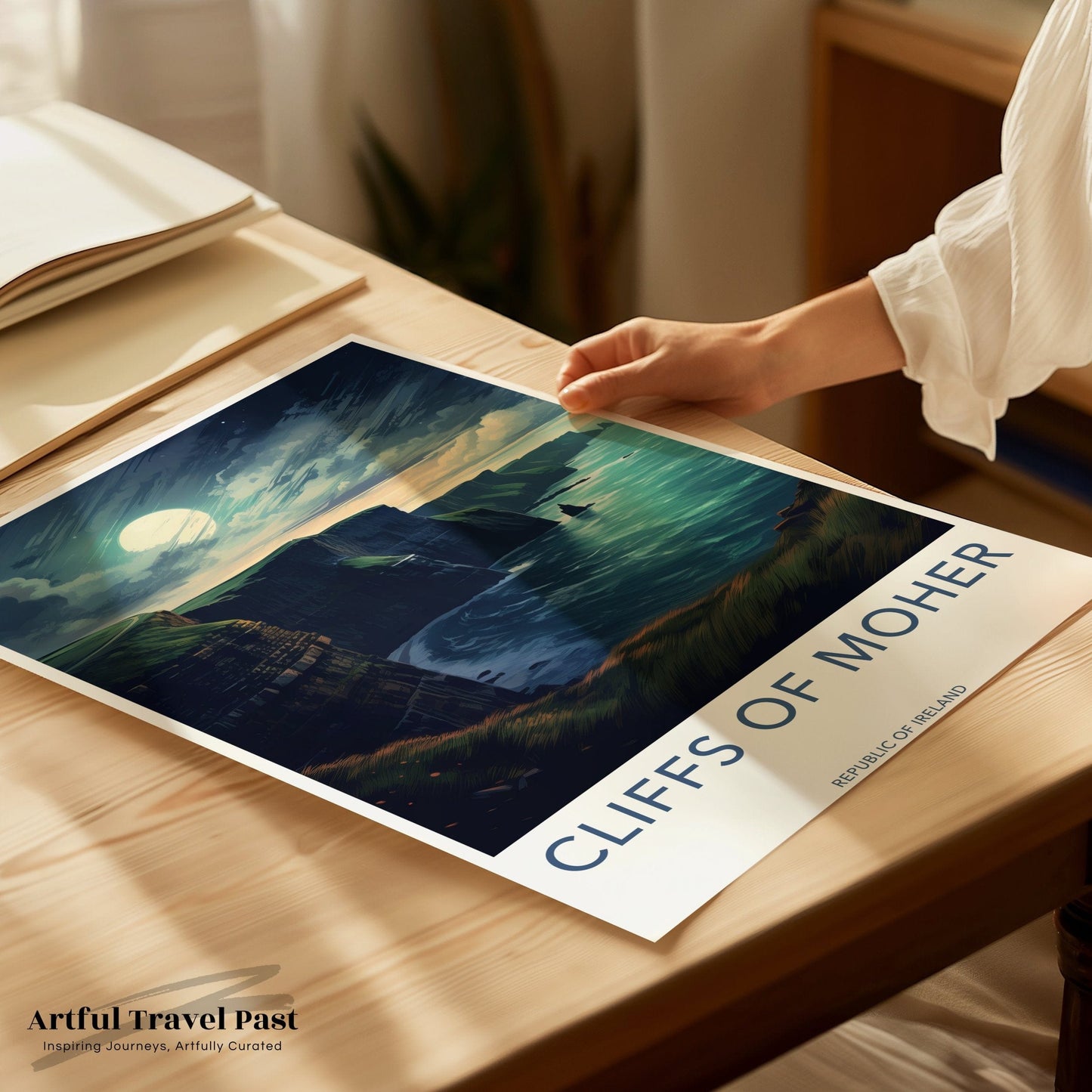 Cliffs of Moher Poster | Ireland Wall Art | Europe Decor