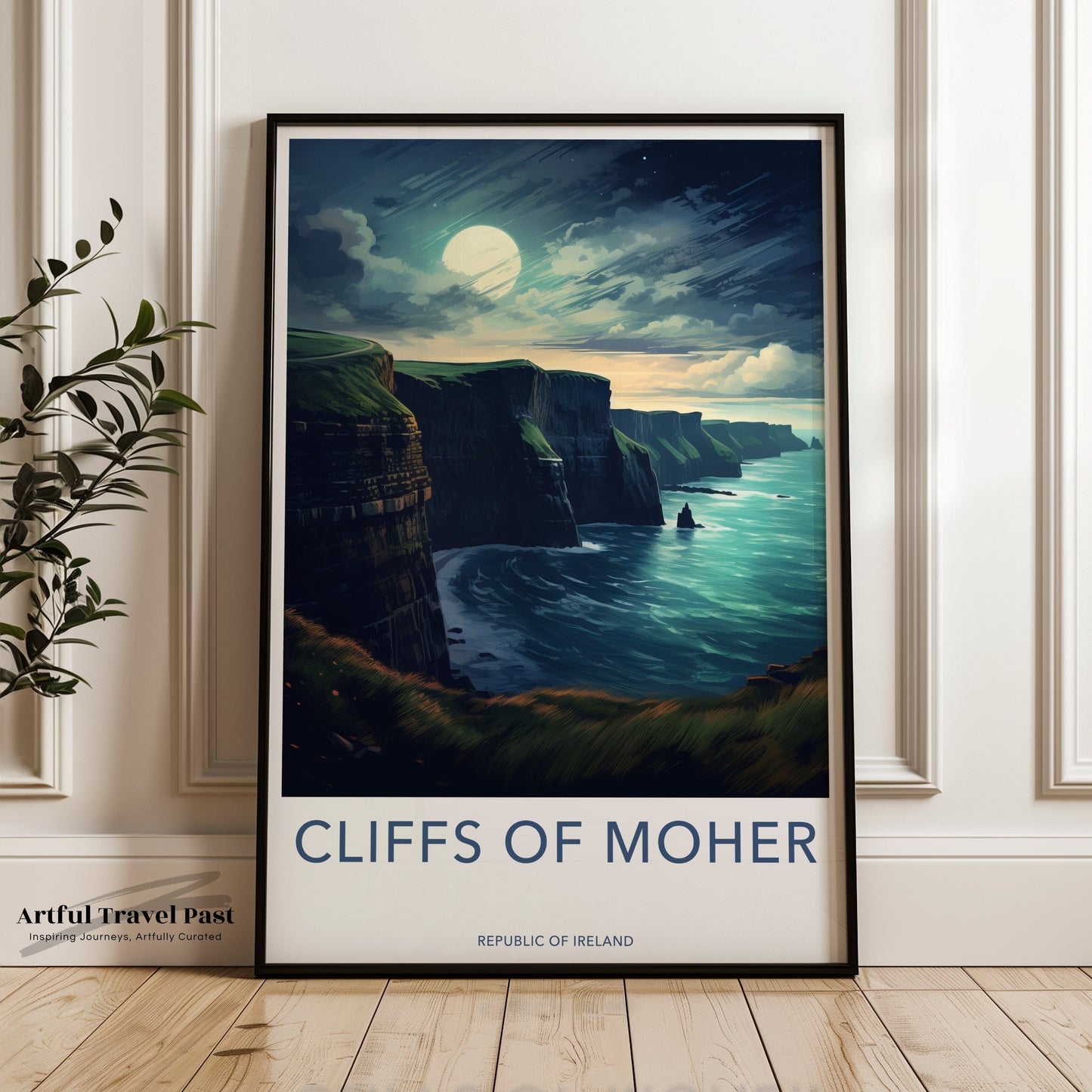Cliffs of Moher Poster | Ireland Wall Art | Europe Decor