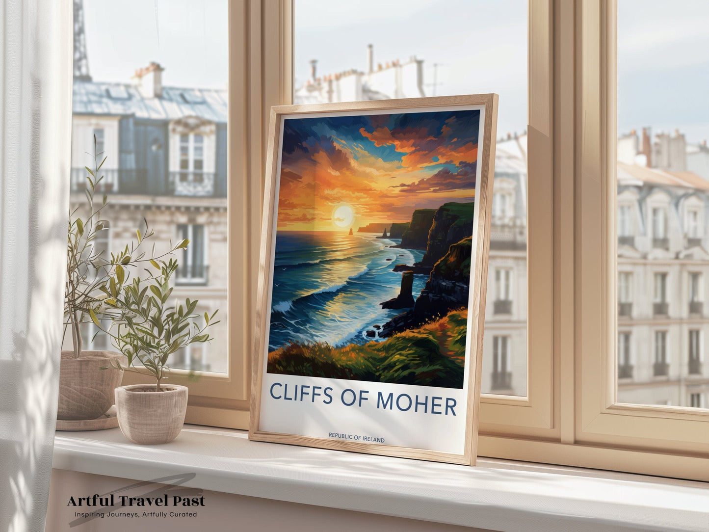 Cliffs of Moher Poster | Ireland Wall Art | Europe Decor