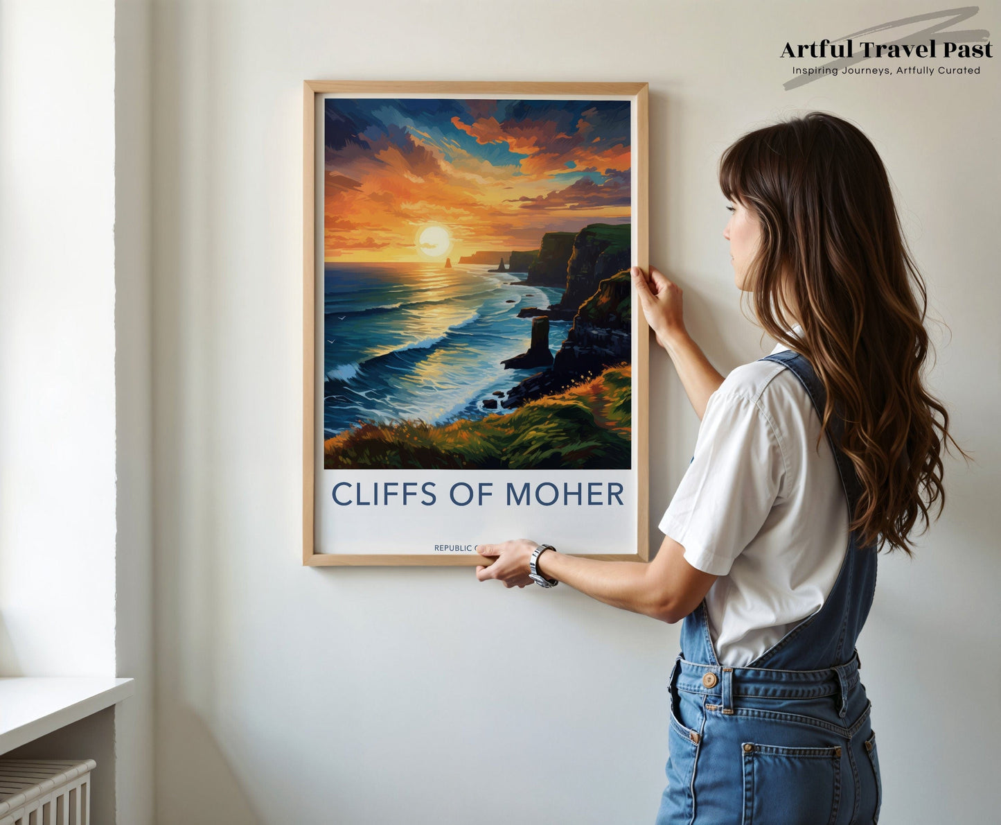 Cliffs of Moher Poster | Ireland Wall Art | Europe Decor