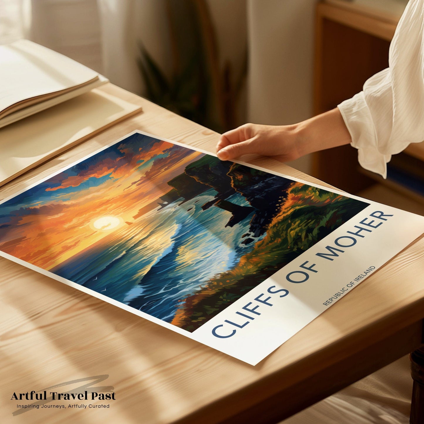 Cliffs of Moher Poster | Ireland Wall Art | Europe Decor