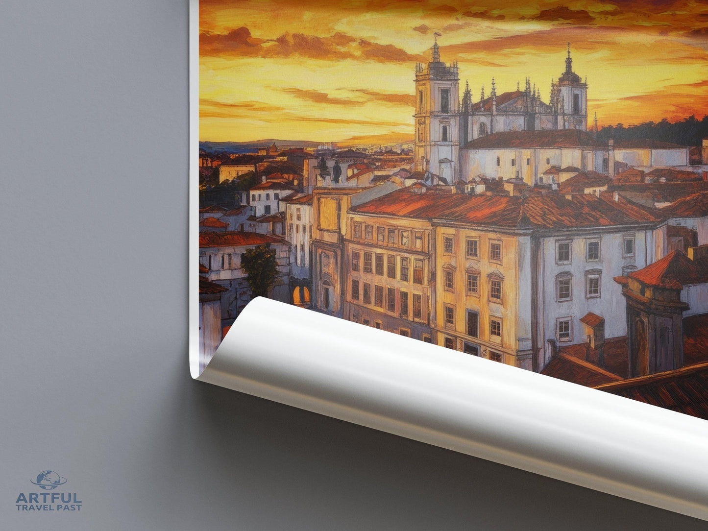 Coimbra Poster | Portugal Wall Art | Europe Decor