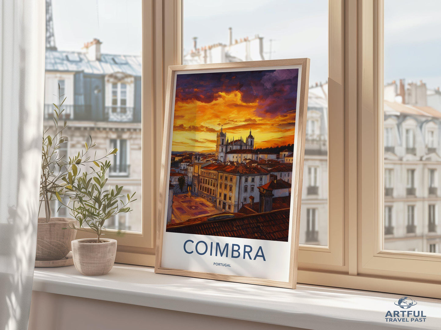 Coimbra Poster | Portugal Wall Art | Europe Decor