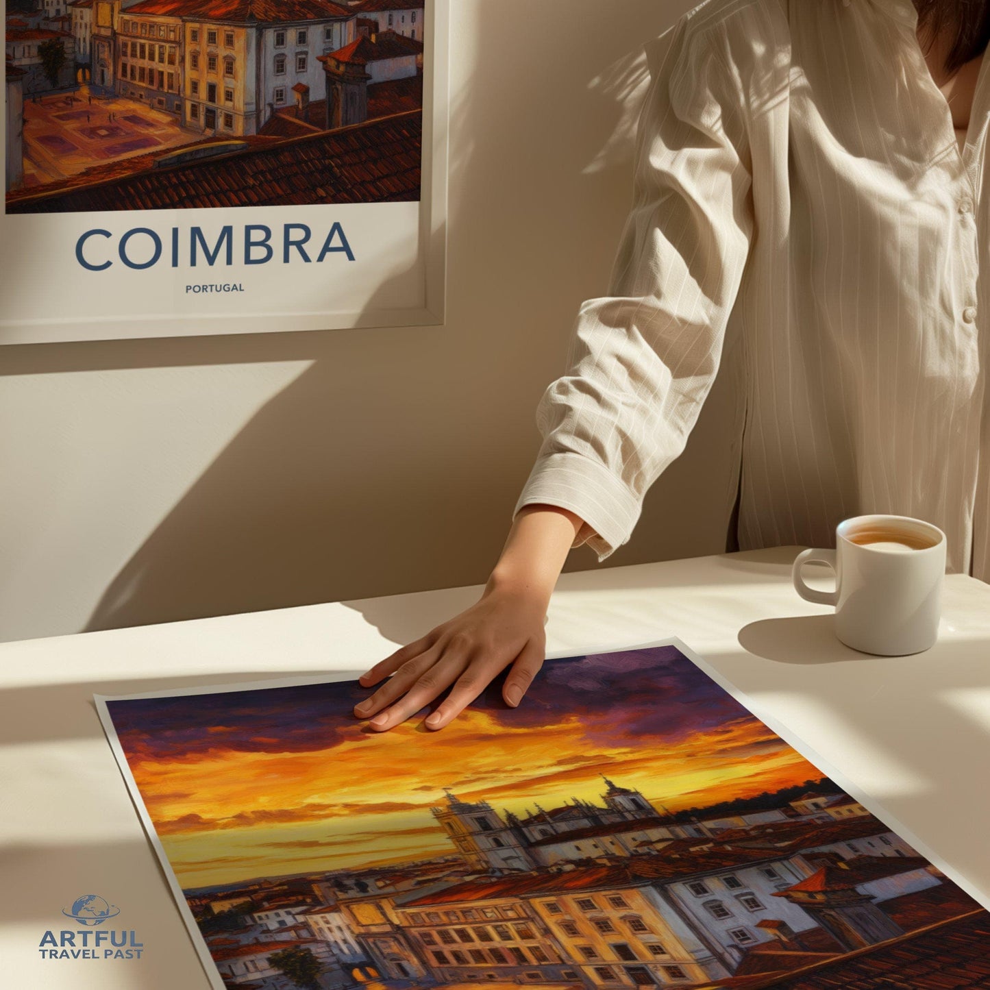 Coimbra Poster | Portugal Wall Art | Europe Decor