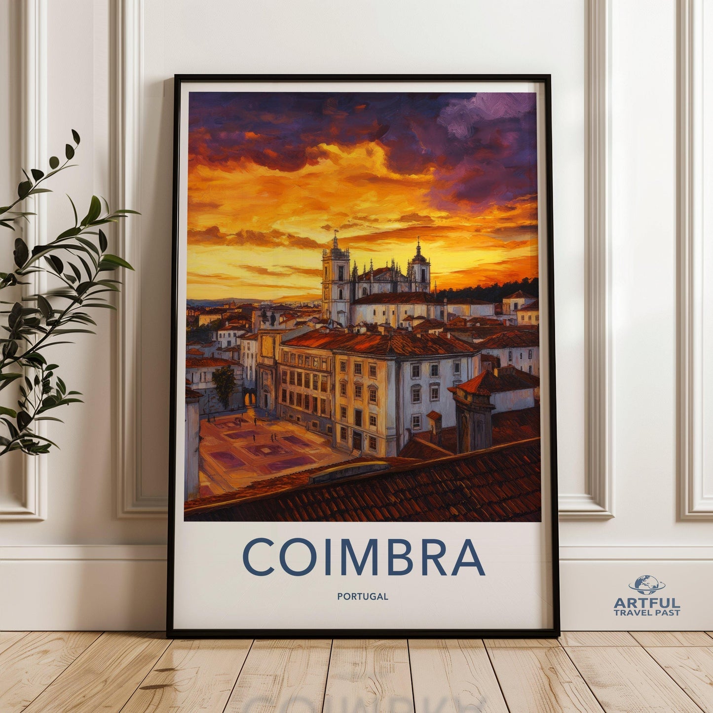 Coimbra Poster | Portugal Wall Art | Europe Decor