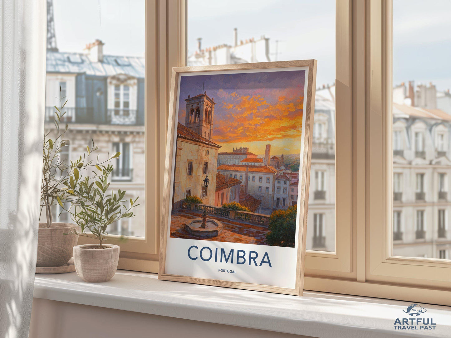 Coimbra Poster | Portugal Wall Art | Europe Decor