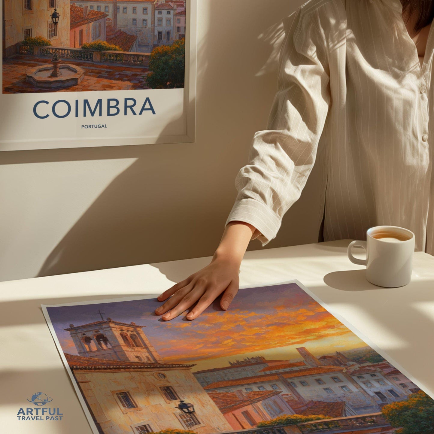 Coimbra Poster | Portugal Wall Art | Europe Decor