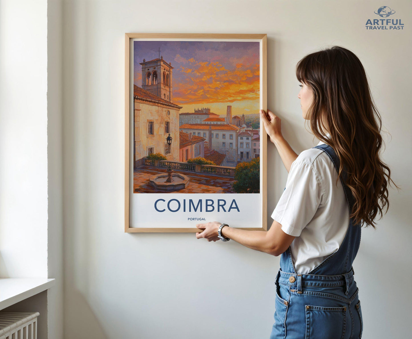 Coimbra Poster | Portugal Wall Art | Europe Decor