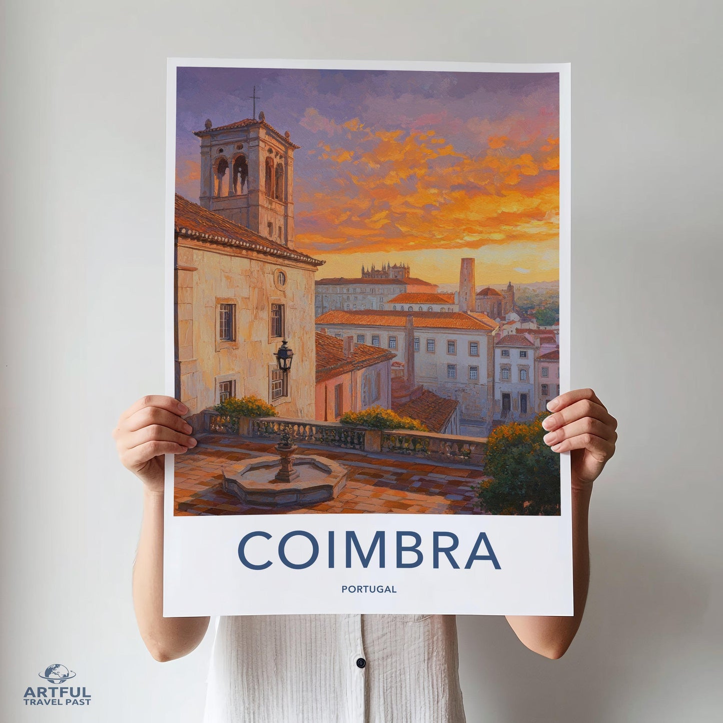 Coimbra Poster | Portugal Wall Art | Europe Decor