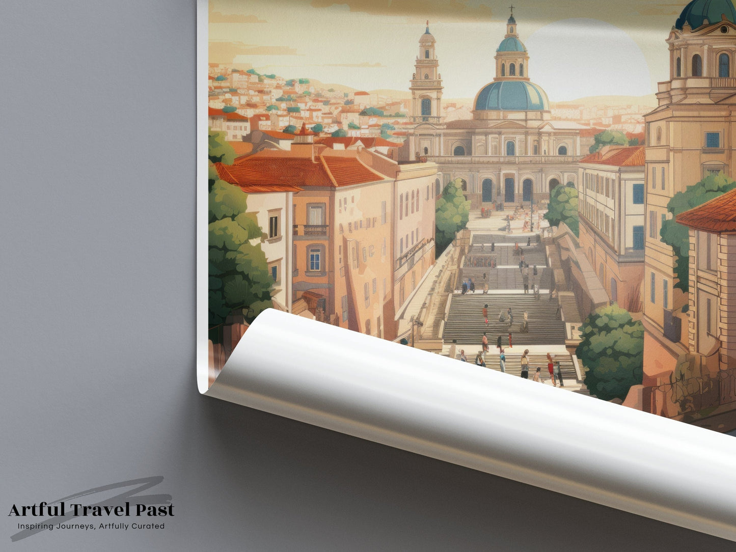 Coimbra Poster | Portugal Wall Art | Europe Decor