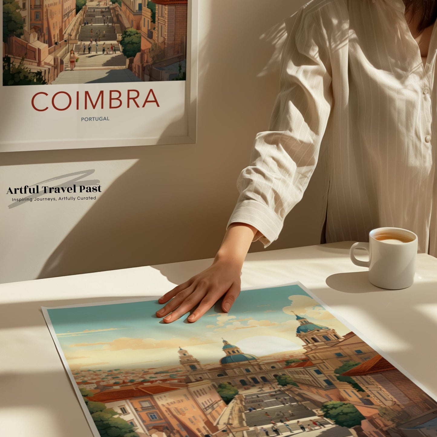 Coimbra Poster | Portugal Wall Art | Europe Decor
