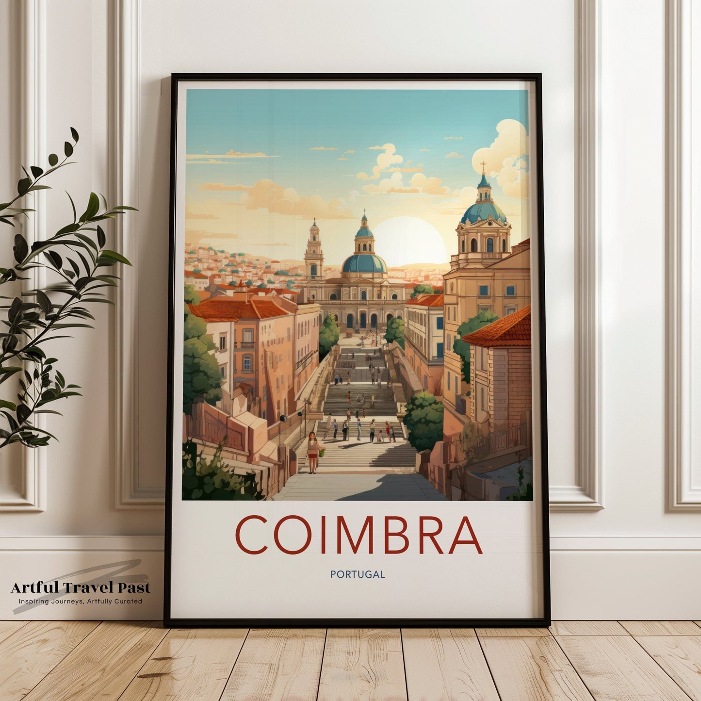 Coimbra Poster | Portugal Wall Art | Europe Decor