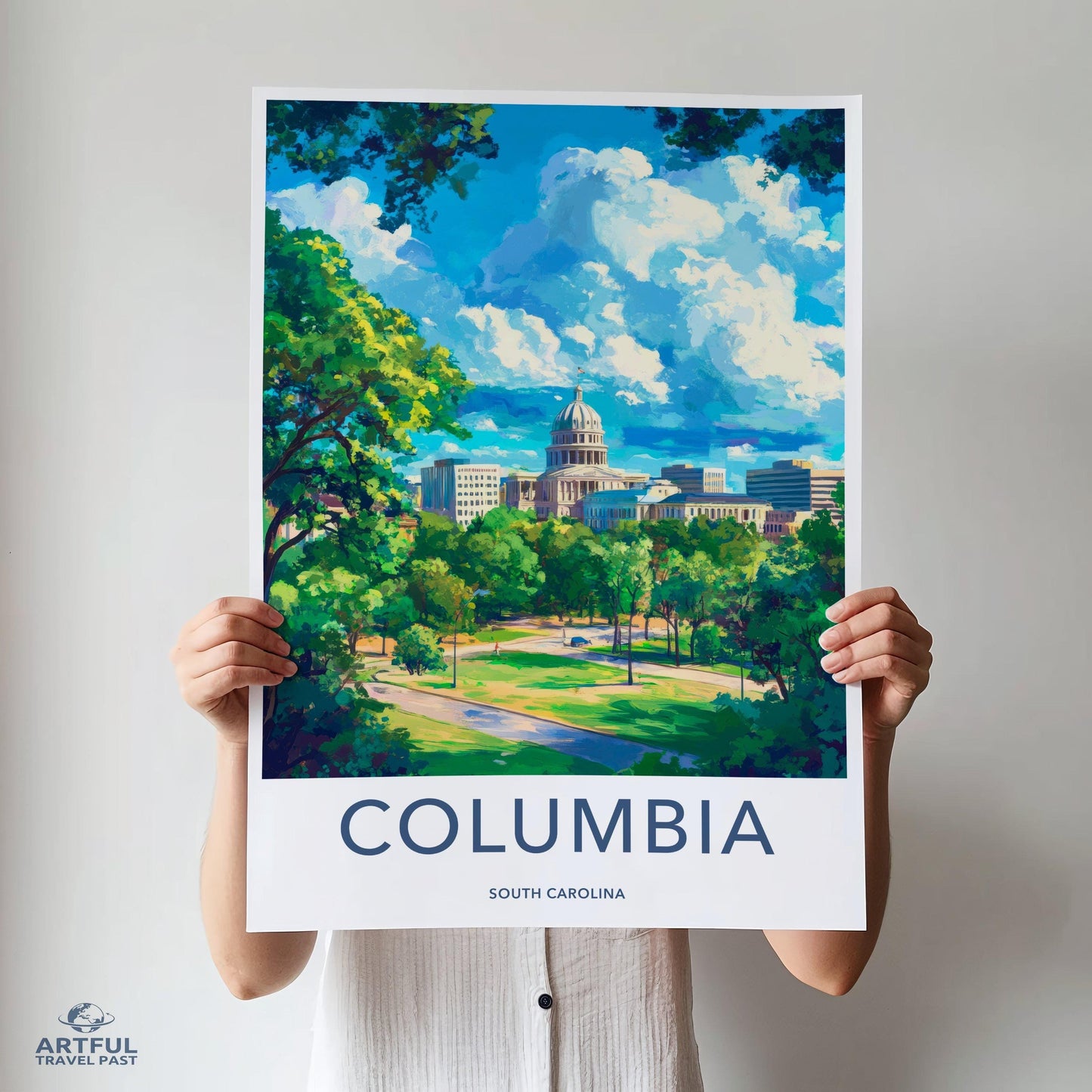Columbia Poster - South Carolina Wall Art