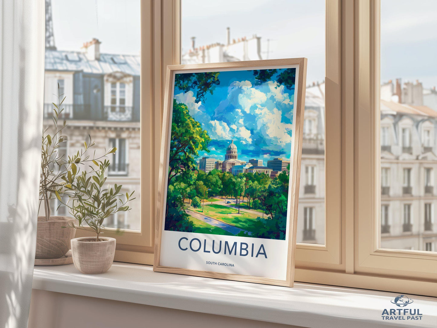 Columbia Poster - South Carolina Wall Art