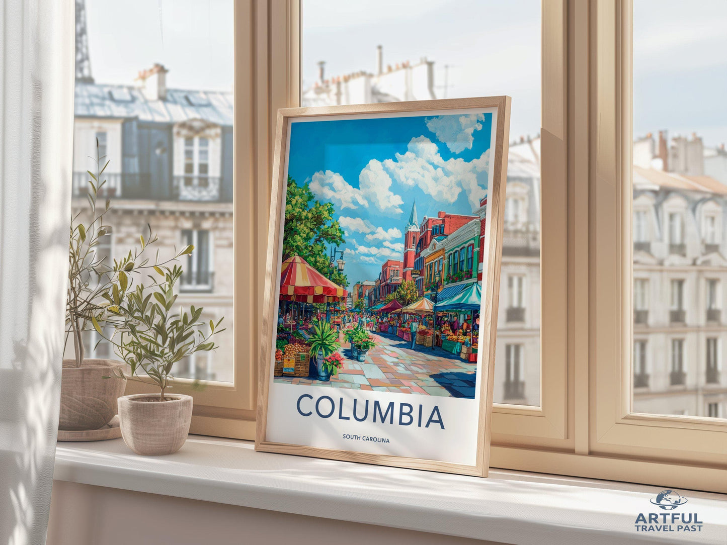 Columbia Poster - South Carolina Wall Art