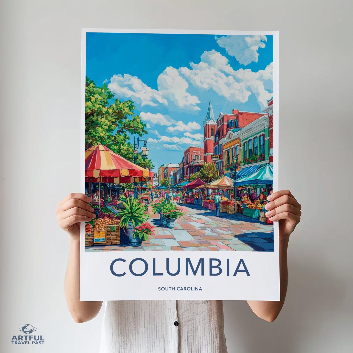 Columbia Poster - South Carolina Wall Art