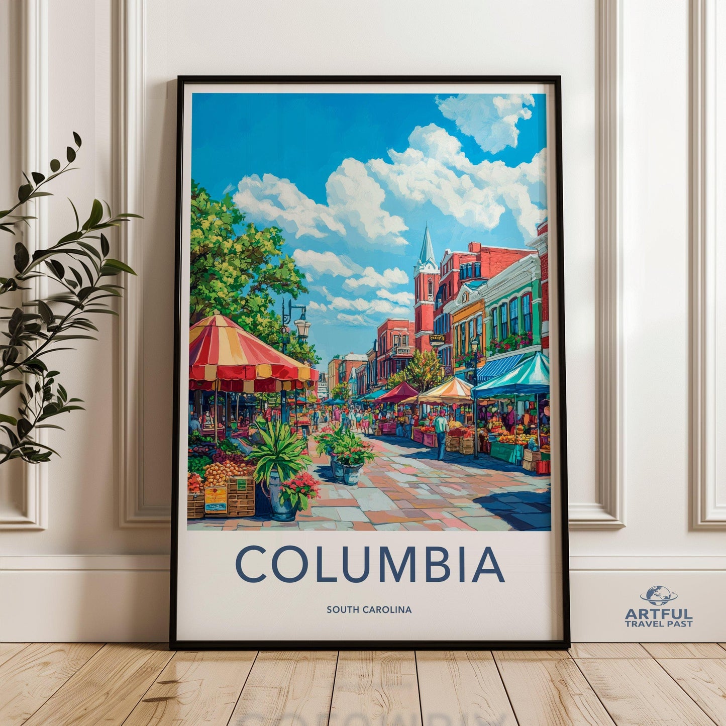 Columbia Poster - South Carolina Wall Art