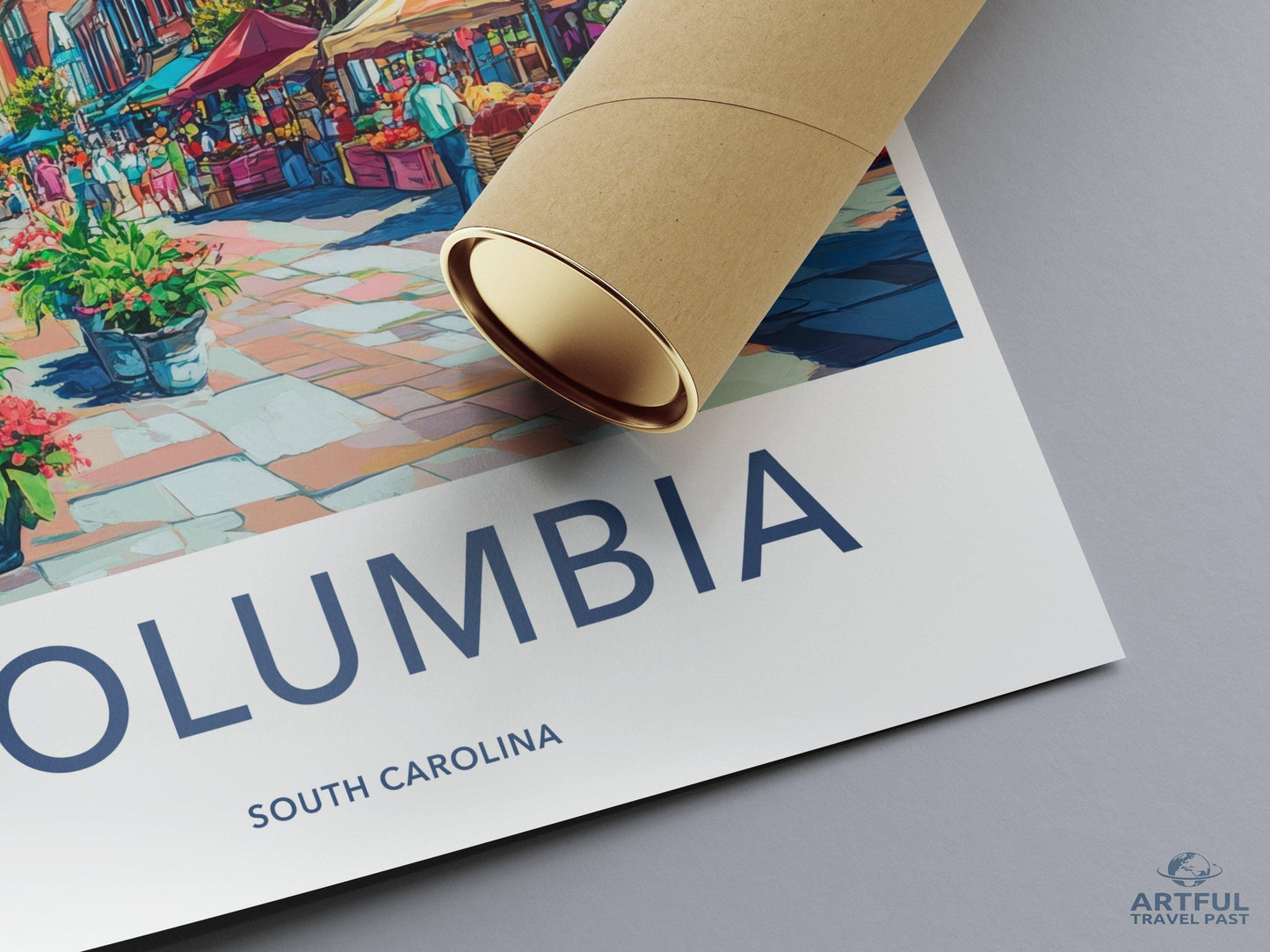 Columbia Poster - South Carolina Wall Art