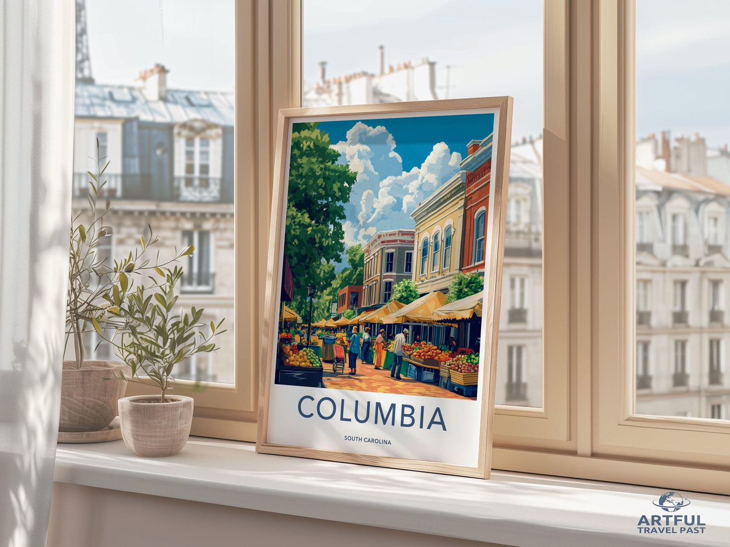 Columbia Poster - South Carolina Wall Art