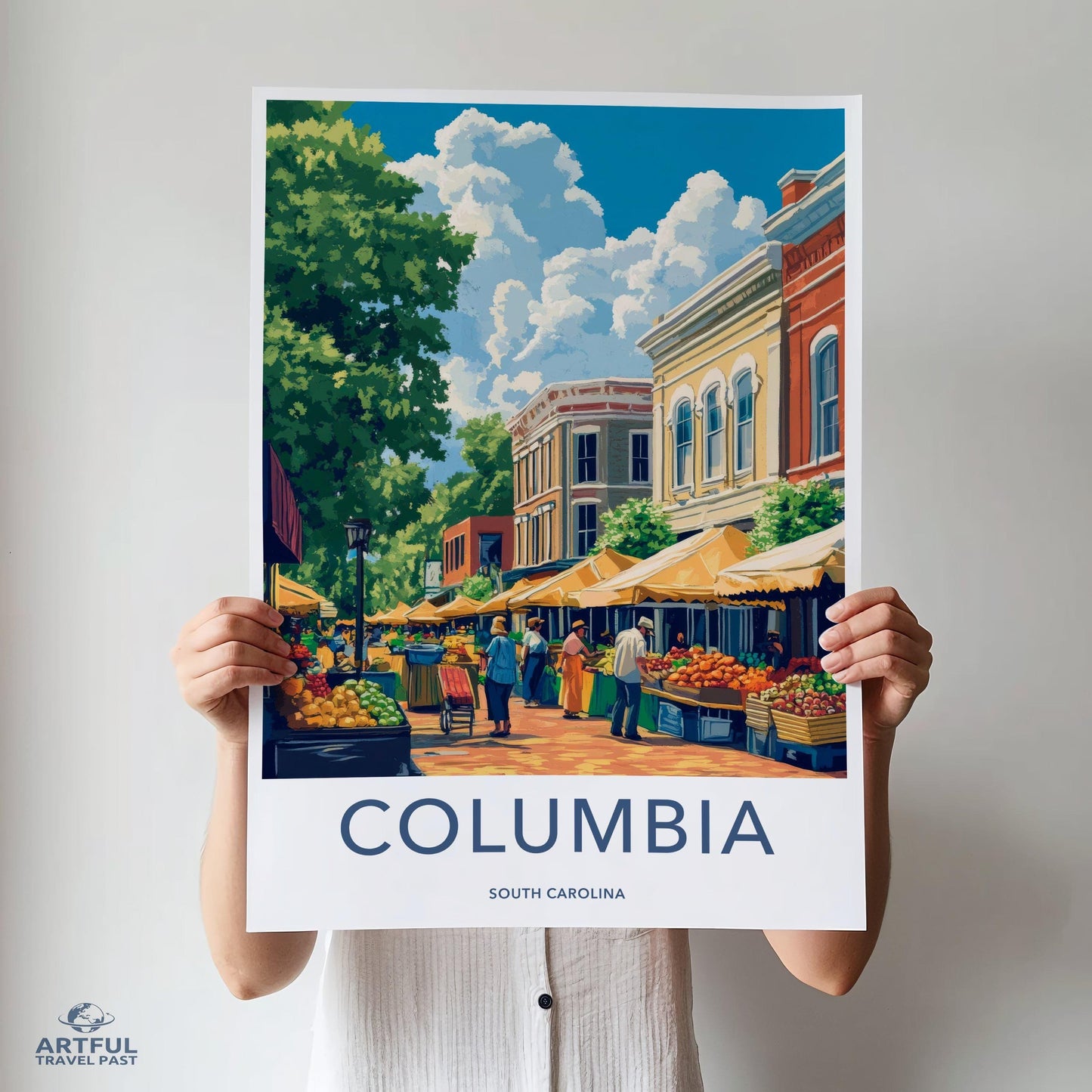 Columbia Poster - South Carolina Wall Art